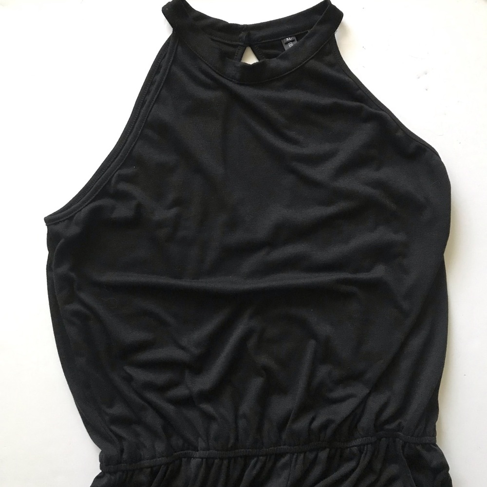 Black Halter Jumpsuit